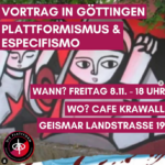 Vortrag: Plattformismus