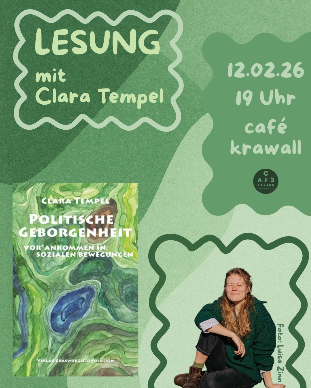 Lesung „Politische Geborgenheit – vor*ankommen in sozialen Bewegungen“